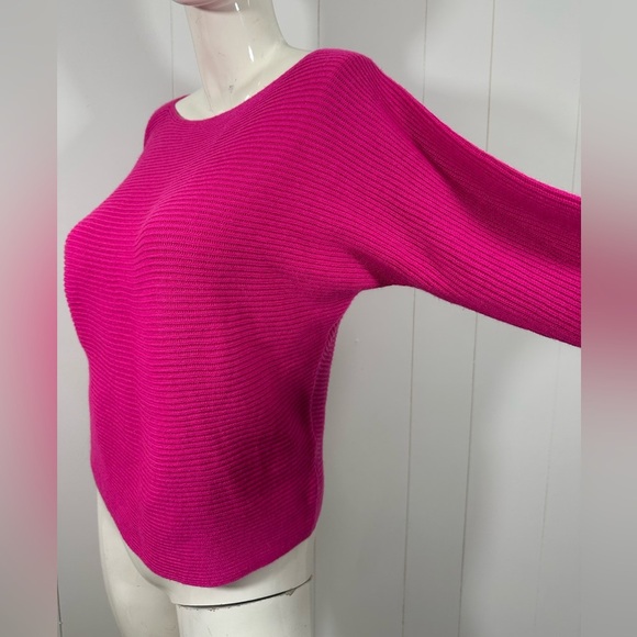 NWT JCP Sweater Wool Blend Womens Sz Small Pink Knit Bat Long Sleeve JC Penney - Picture 5 of 9